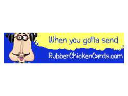 Rubber Chicken Cards